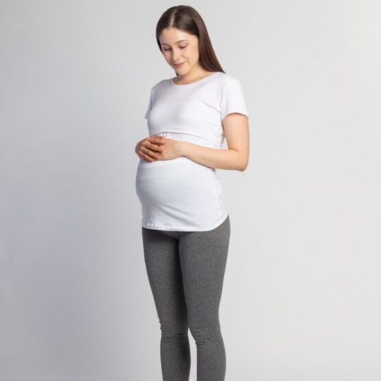 Blusas elásticas para maternidad y lactancia - Imagen 5