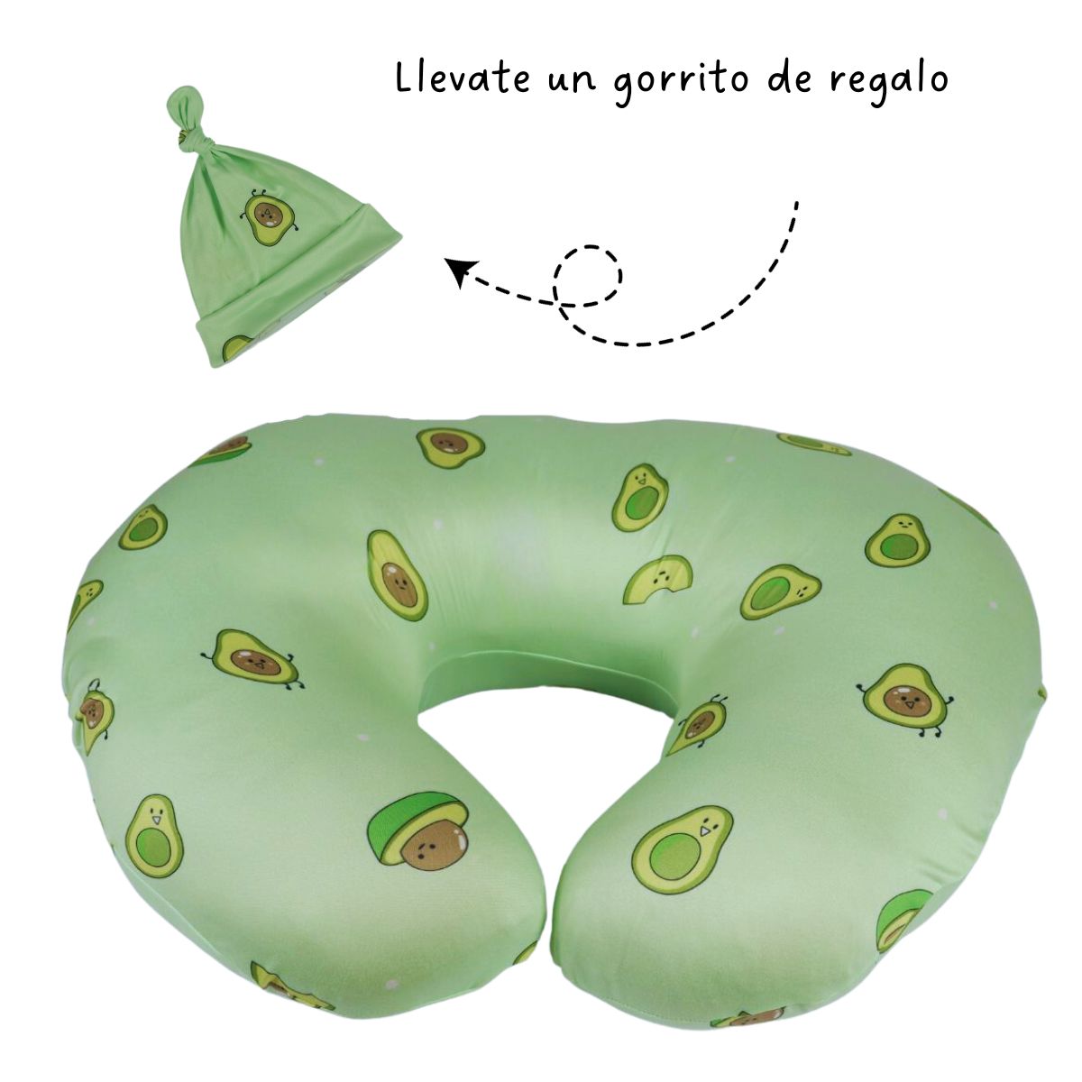 Cojin Aguacatitos Gorrito de regalo