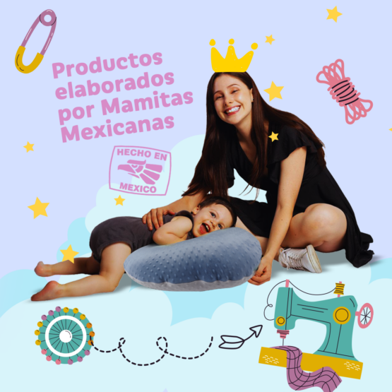 Almohada Cojín Lactancia para Amamantar Azul Burbuja Envío Gratis - Imagen 6