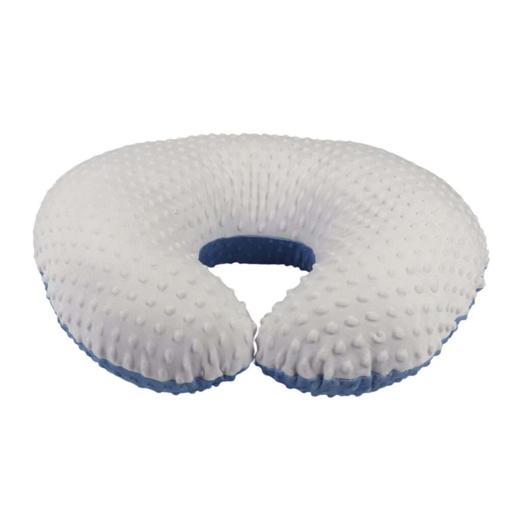 Almohada De Lactancia Grande Con Valla De Seguridad Nubes | Meses Sin